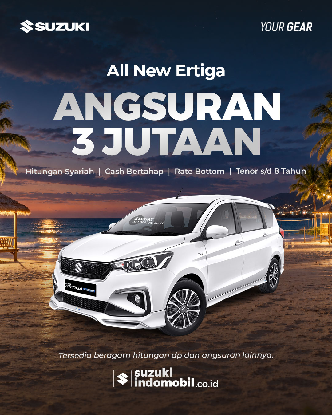 Angsuran mobil tiga Jutaan Suzuki